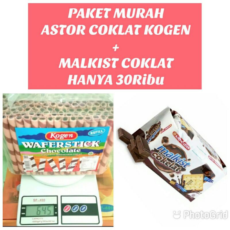 

PAKET MURAH ASTOR KOGEN REFILL + MALKIST COKLAT