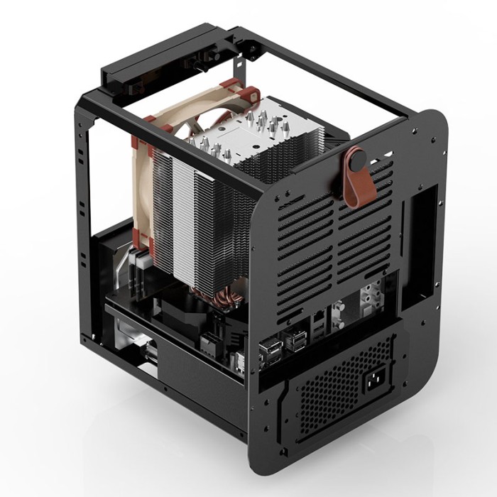 JONSPLUS CASE BO 100 ALUMINIUM CASING MINI ITX SILVER