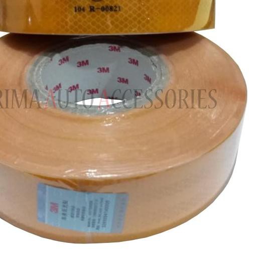 

♜ Stiker 3M KIR Reflektor SCOTCHILE (Kuning) 5cm x 45meter ◊