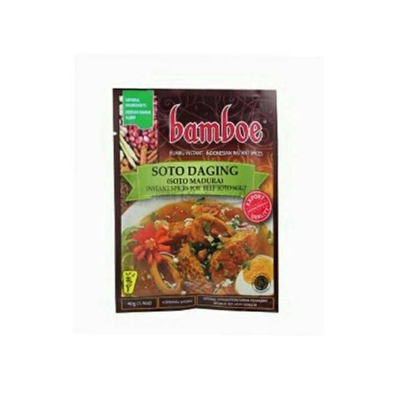 Bamboe Bumbu Instant Soto Madura 40G