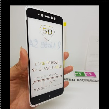 KOREAN Tempered Glass FULL LEM Xiaomi Redmi Note 5A NON FINGERPRINT 5.5 inchi FULL SCREEN Guard