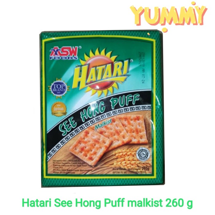 Wafer-Biskuit- Biskuit Hatari See Hong Puff -Biskuit-Wafer.