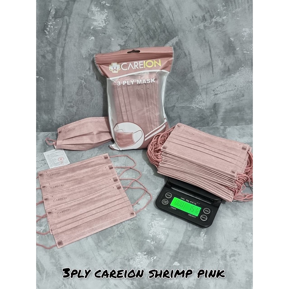 MASKER EARLOOP 3PLY WARNA CAREION 1PACK 50PCS MURAH