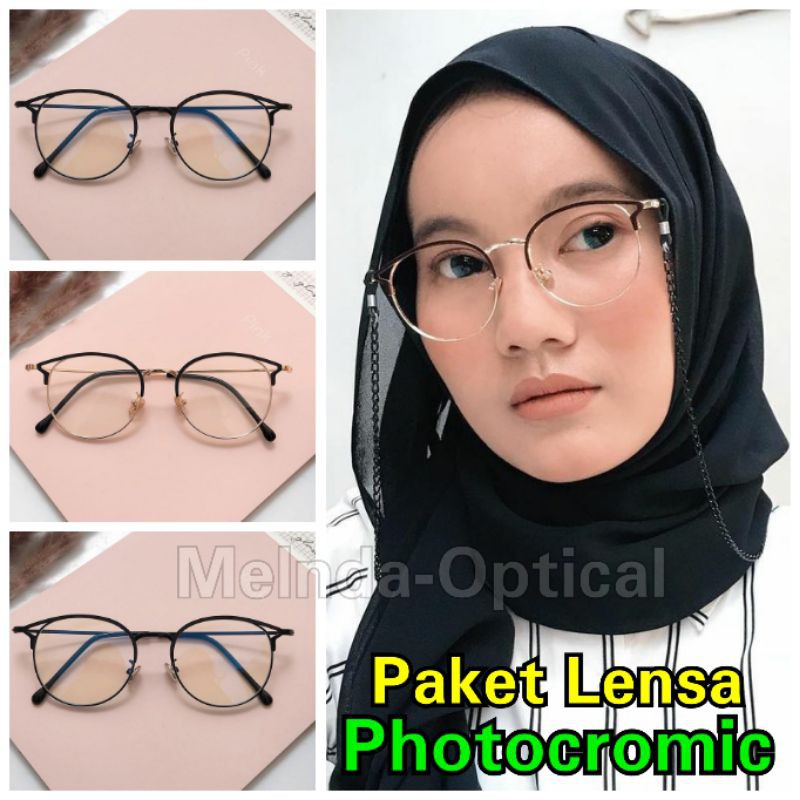 KACAMATA WANITA PHOTOCROMIC,KACAMATA WANITA MINUS,KACAMATA MODEL TERBARU,FRAME KACAMATA TERBARU