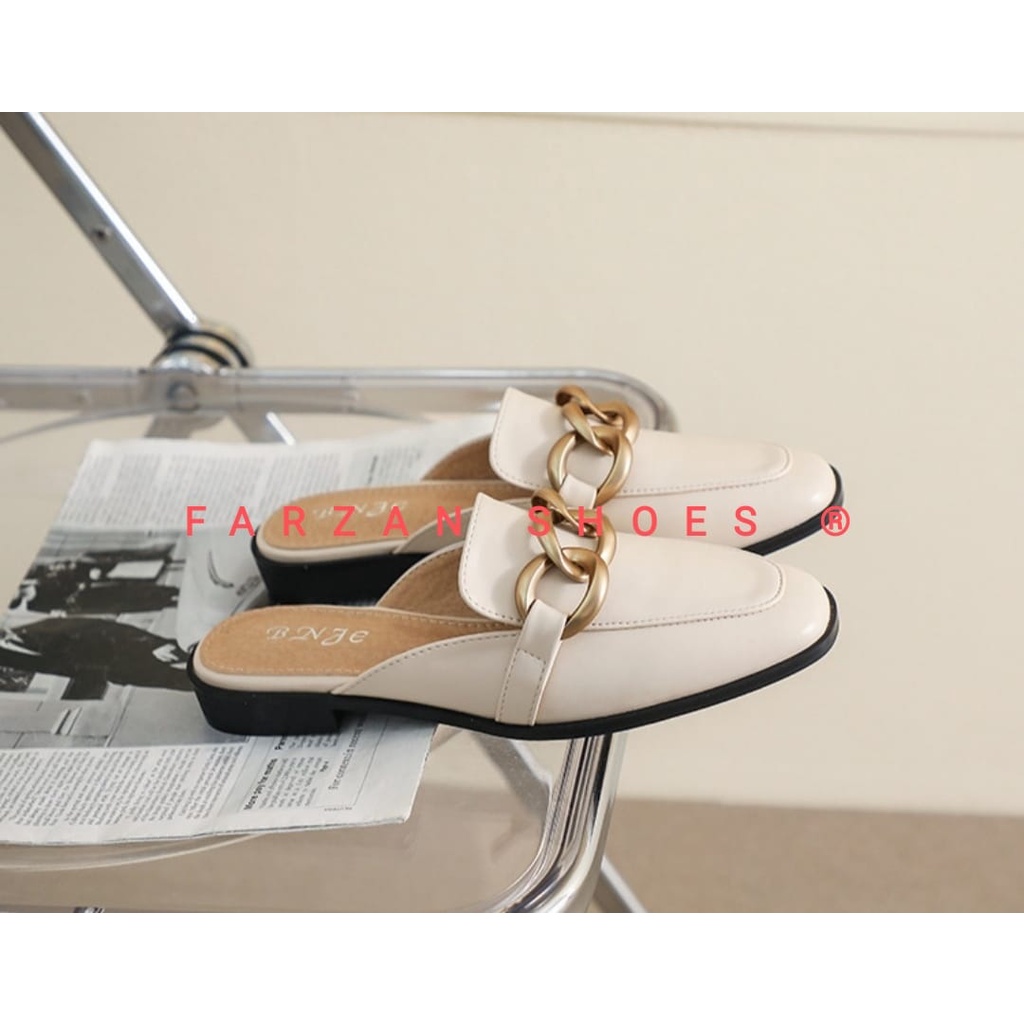 REAL [ICT FLATSHOES WANITA RANTAI  KOREA STYLE NV 01 SERBA SHOES