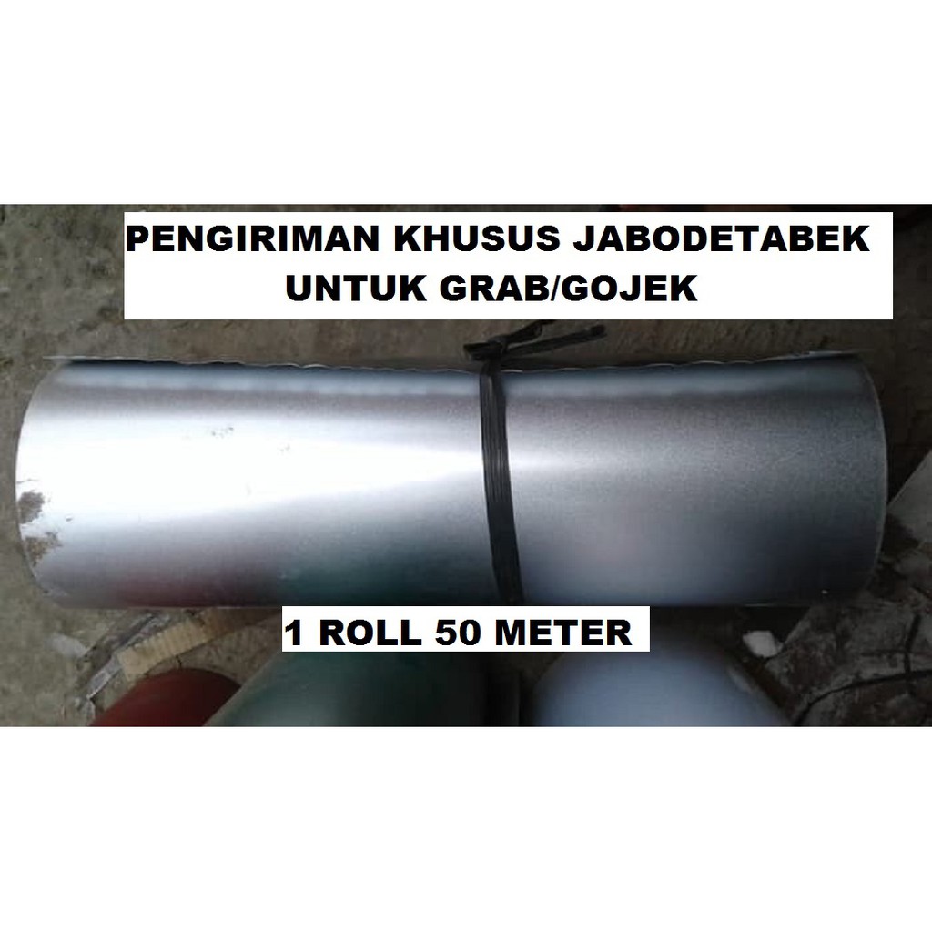 Seng Plat Galvalum 0.25 mm x 60 cm Seng Talang Air Atap Jual PerRoll