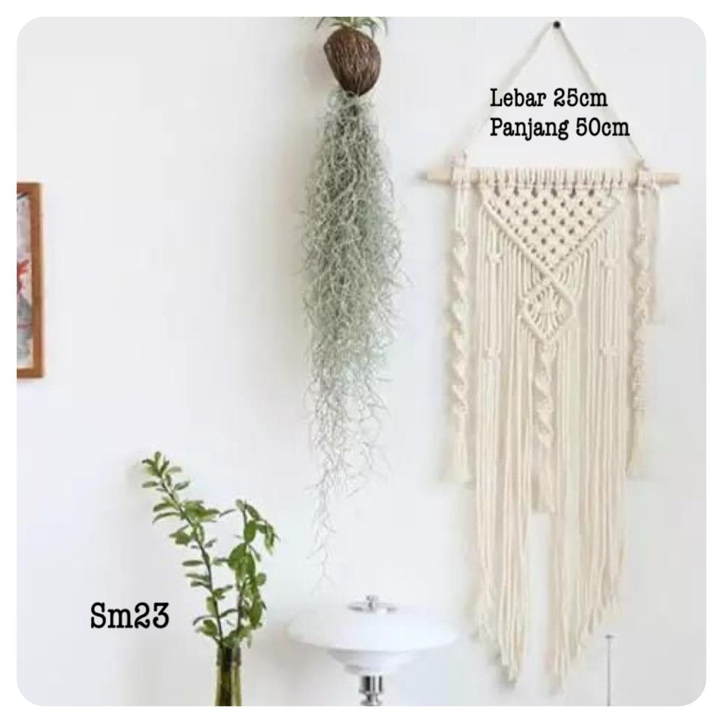 READY macrame hiasan dinding rajut sm23
