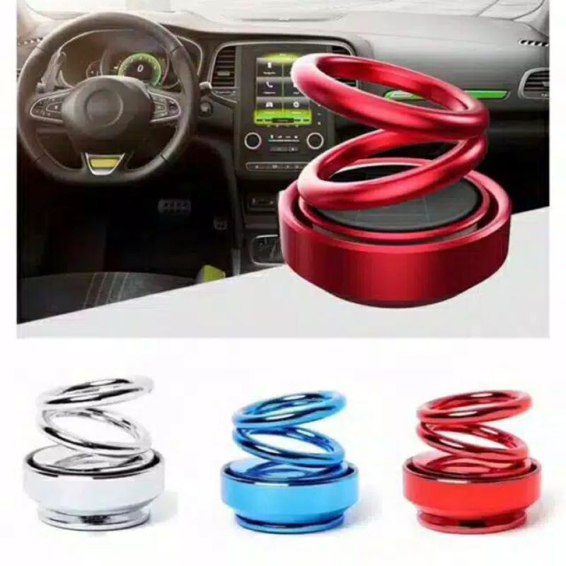 [BISA COD]  1Pcs Parfum Pewangi Pajangan Dekorasi Mobil Double Ring Putar Bergoyang 360 Pengharum Mobil