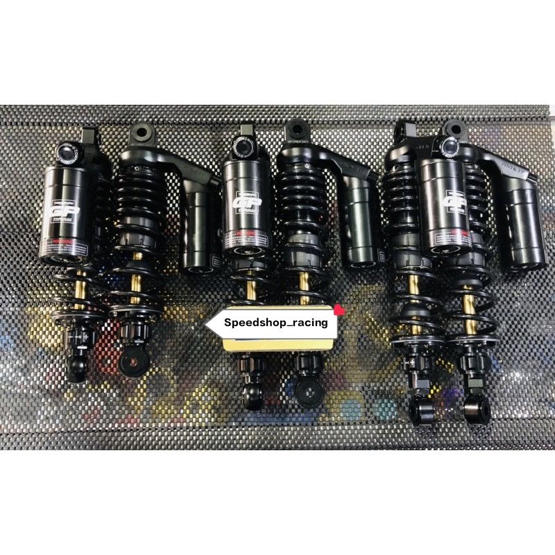 SHOCKBREAKER RIDE IT GP PREMIUM FULL BLACK DOUBLE KLIK UKURAN 310 330 MATIC 280 320 340 BEBEK NMAX P
