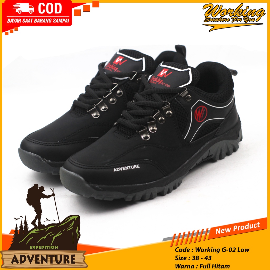 Working Sneakers For You Sepatu Bikers G-02 Size 38-43