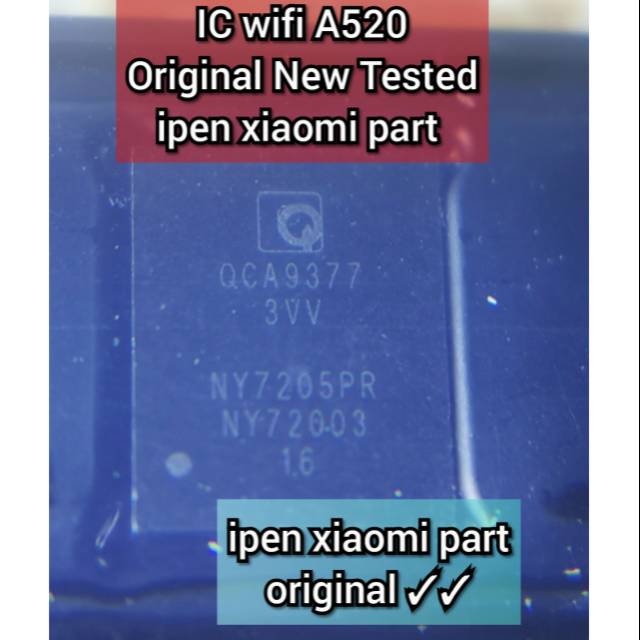 IC Wifi A520 QCA9377 3VV Original New Tested QCA 9377 vep