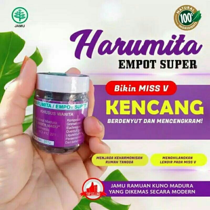 Jamu Super Empot super ( Kemasan Baru ) Ori 100% BPOM - Asli Madura - Khusus wanita
