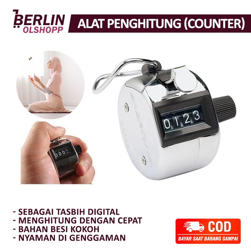 TASBIH DIGITAL ALAT PENGHITUNG DZIKIR MANUAL HAND TALLY COUNTER