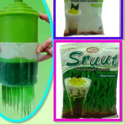 ♧ Alat cetak cendol/dawet + free sekantong tepung ❄