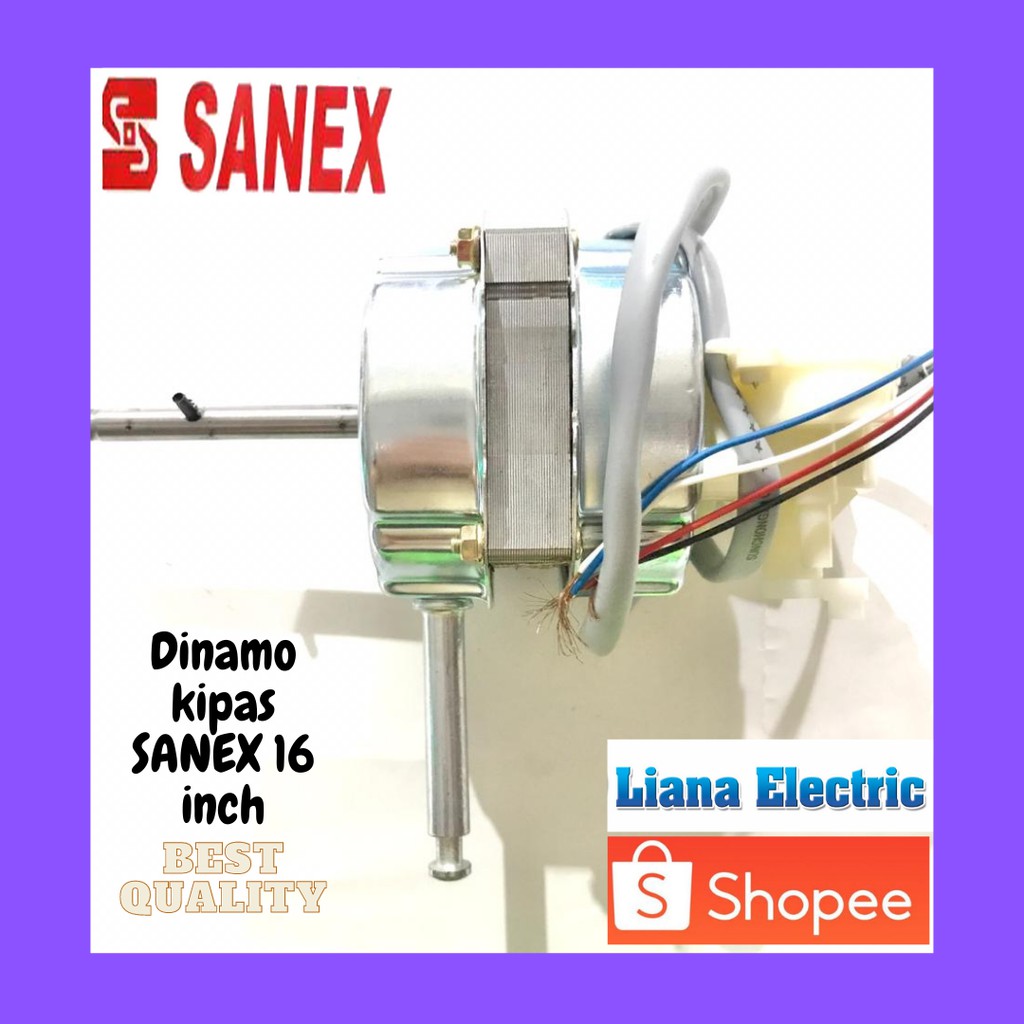 Dinamo kipas angin standfan SANEX FS-889 / FS889 12" -16" inch merk RRT umum universal lainnya