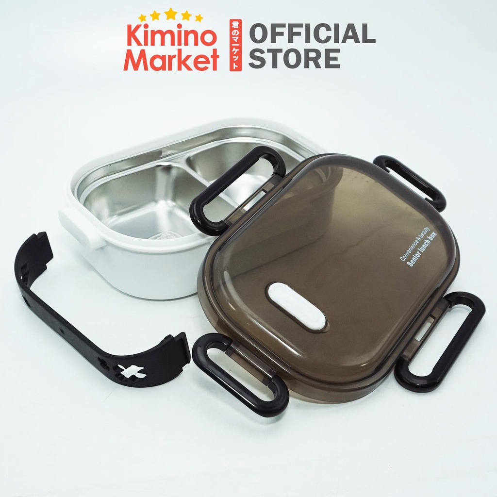 Lunch Box Stainless Set Kotak Makan Siang Bento Tutup Rapat