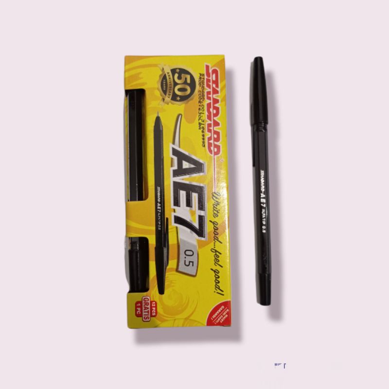 

pulpen STANDARD AE7 0.5 satu pack isi 12