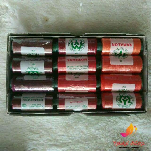 BENANG JAHIT YAMALON Lusinan atau 12pcs WARNA KOMPLET BENANG JAHIT YAMALON Lusinan atau 12pcs WARNA KOMPLET