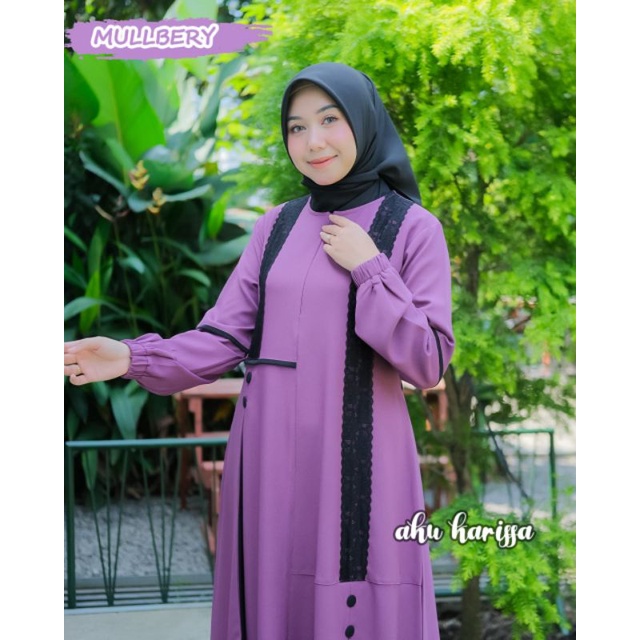 yufa dres original by aku karissa// dress maxy//gamis premium//gamis terbaru 2022
