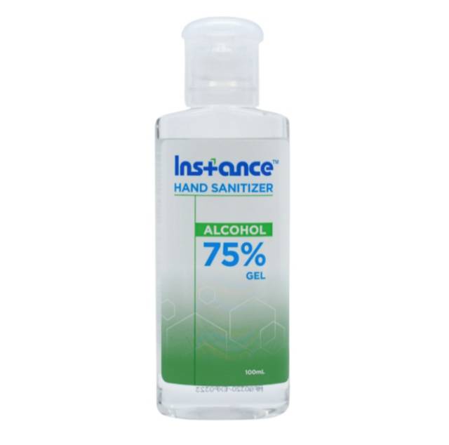 INSTANCE Hand Sanitizer Gel 100ml Alkohol 75% Pembersih Tangan