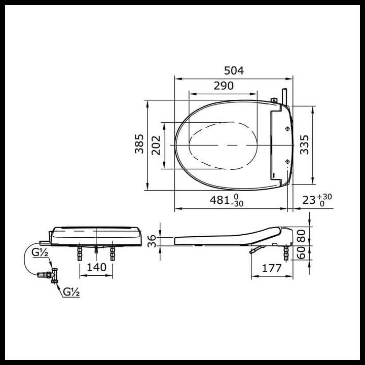 Eco Washer Tcw07s Tutup Closet Toto Putih Shopee Indonesia
