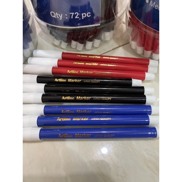 

Spidol Artline Marker Pencil type ready merah dan biru