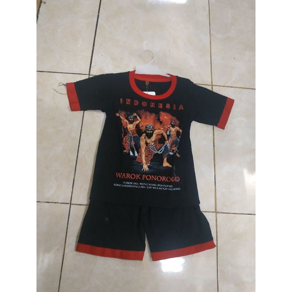 Setelan Kaos Anak Warok Ponorogo