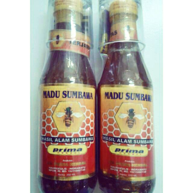 Madu sumbawa prima 360ml, bonus gelas,