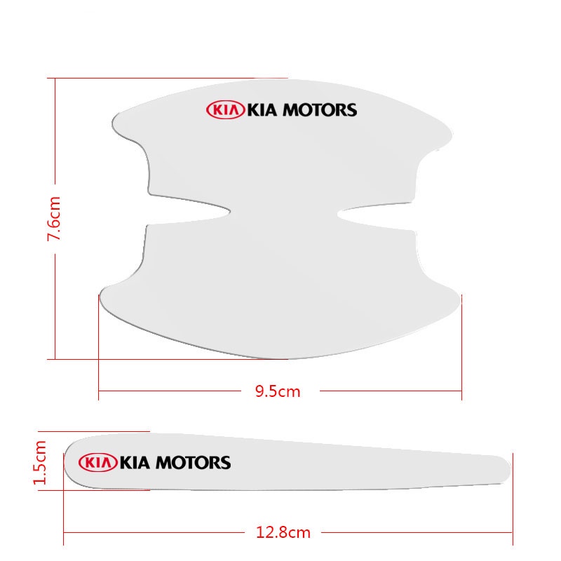 8pcs Stiker Handle Pintu Mobil Bahan Carbon Fiber Untuk Kia Forte Spectra Mbang Sportage Picanto Rio