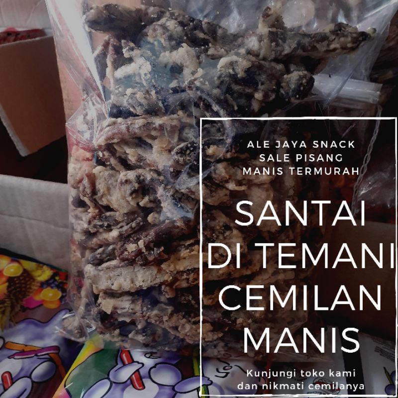 

SALE PISANG JARI BELUT MANIS 200GRAM|SNACK KILOAN
