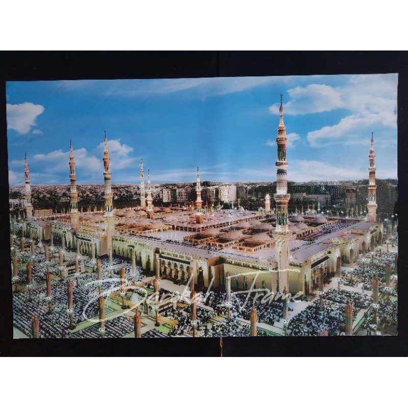 poster mekah gambar mekah madinah 60x90