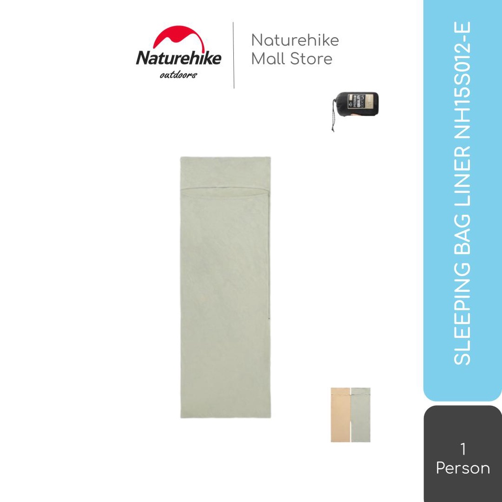 SLEEPING BAG LINER / SELIMUT / SPREI CAMPING NATUREHIKE NH15S012-E