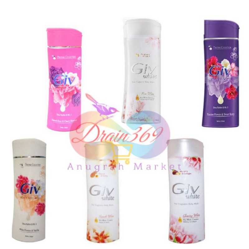 GIV BODY WASH BOTOL 250ML
