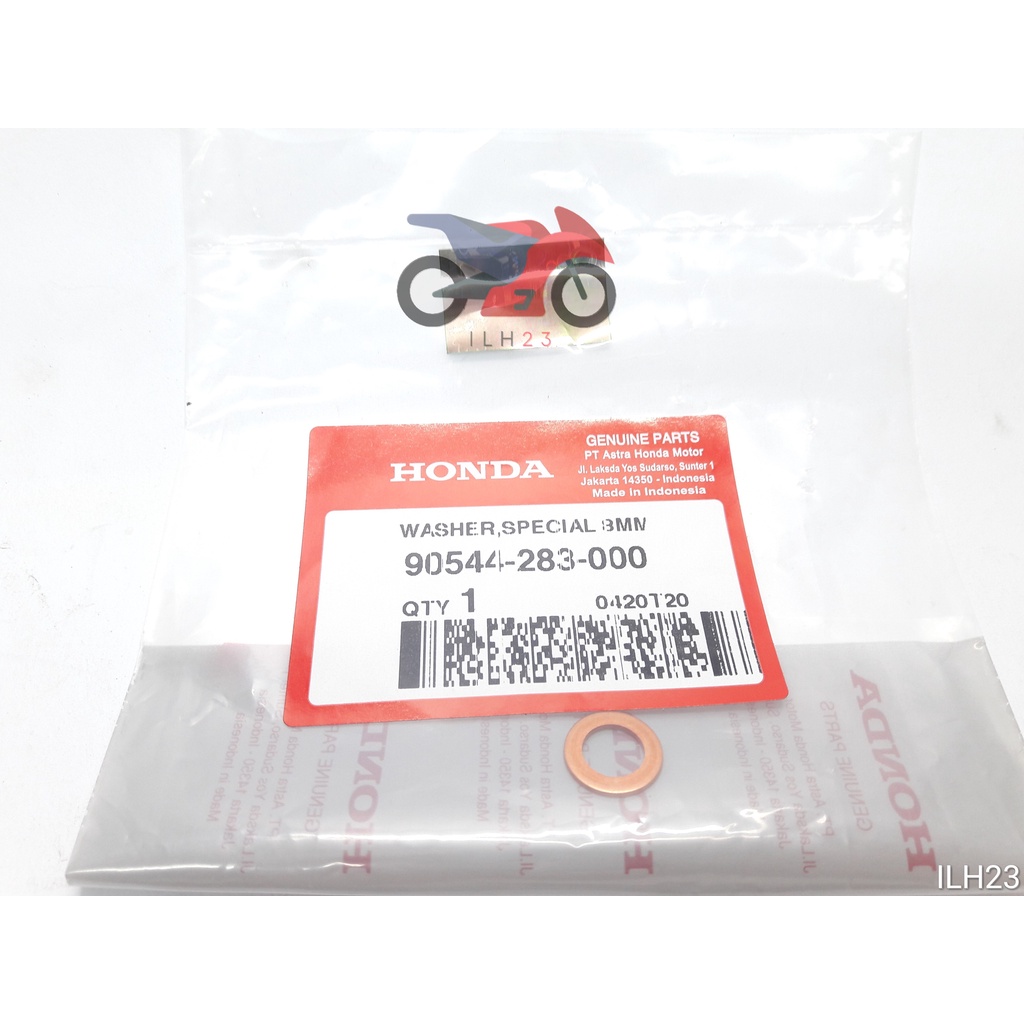 Ring Baut Suling Shock Depan / Washer Special 8 mm Beat - Vario - CBR - PCX - ADV Original Honda 905