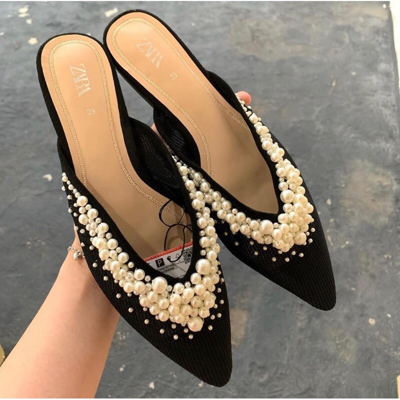 sandal wanita  zara07 flat shoes