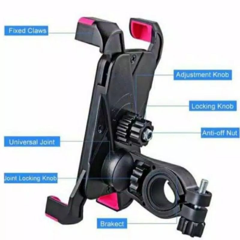 Phone Holder Universal Stang Sepeda  / Holder Hp Stang Motor XS-M001 / Holder Sepeda