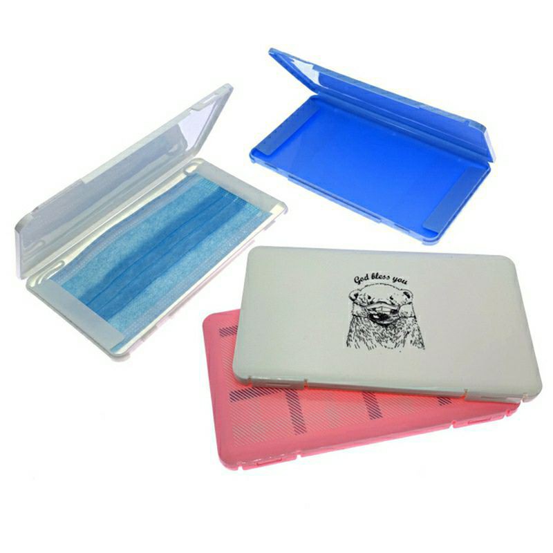 Kotak Penyimpanan Masker Motif Lucu Praktis Higienis