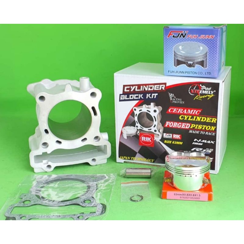 BLOK BORE UP NEW NMAX OLD AEROX 155 LEXI R15 VVA V3 MT15 XSR 155 63 MM CERAMIC XTR RACING
