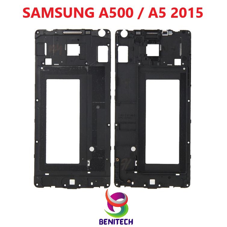 FRAME LCD SAMSUNG GALAXY A5 2015 / A500 / A500F ORIGINAL ~ TULANG TENGAH ~ TATAKAN LCD ~ BEZZEL