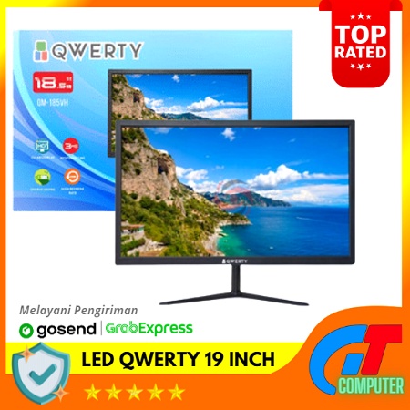 MONITOR LED QWERTY 19 INCH HDMI + VGA