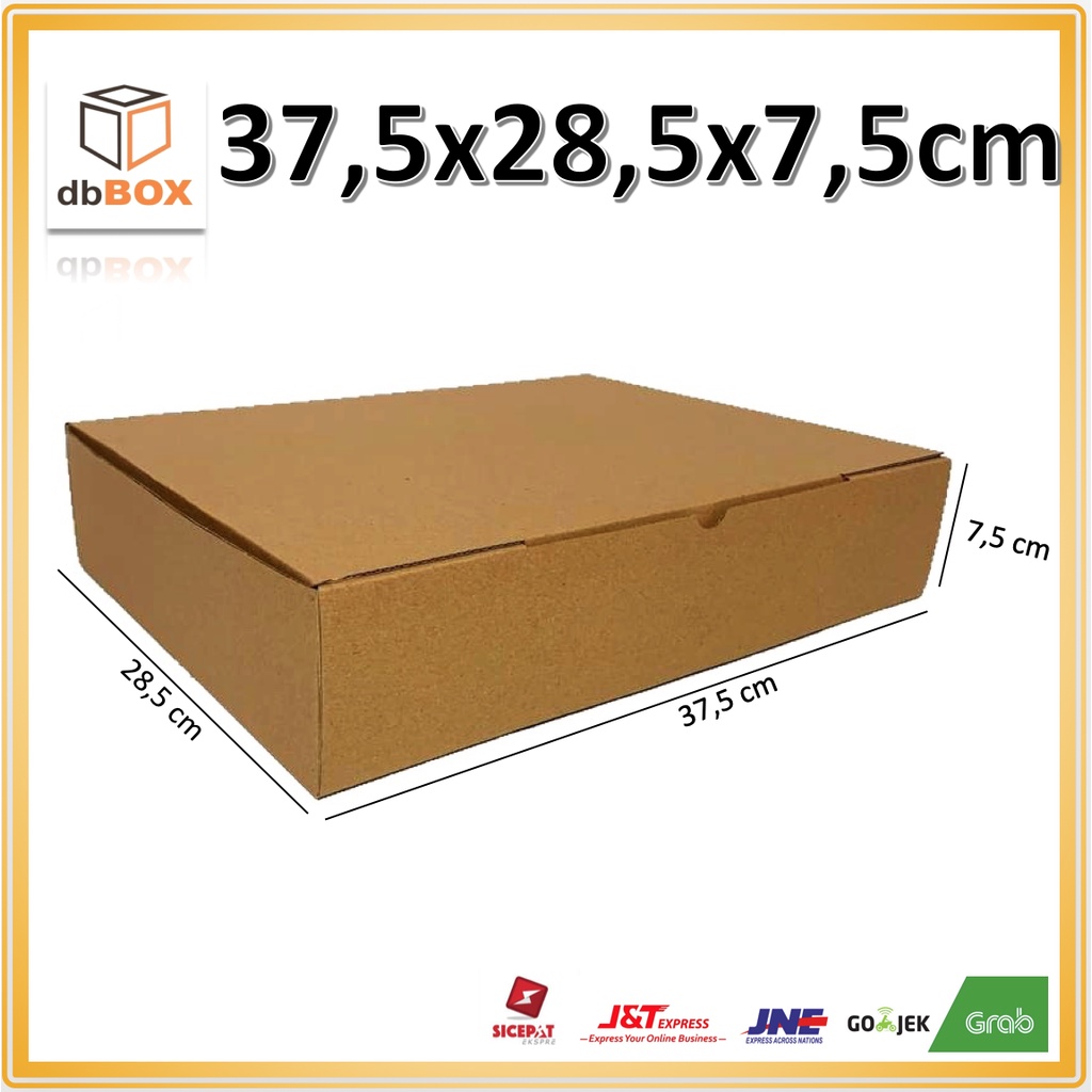 

Kardus 37,5x28,5x7,5 cm....Die Cut kotak aksesoris-dll model box pizza