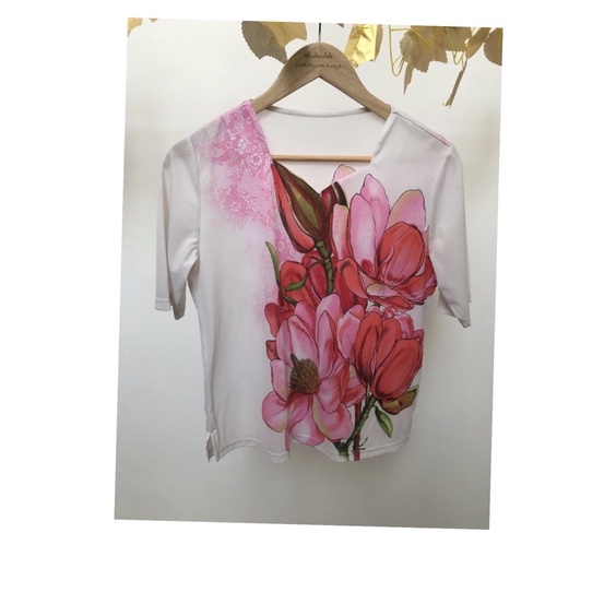 BAJU IMPORT MURAH // BLOUSE BUNGA CANTIK // ATASAN WANITA BUNGA