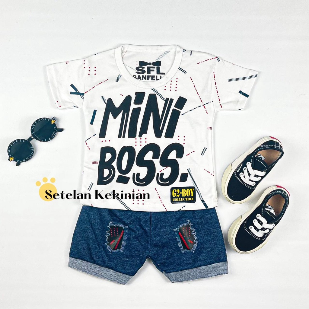 [SK] Set Anak Cowok Murah Harga Grosir Baju Anak Laki Laki 6bulan_12bulan Trendy Mini Boss Casual