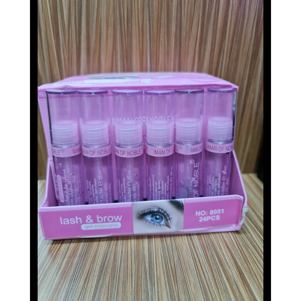 cod termurah lash &amp; brow maskara gel alis dan bulu mata iman off noble