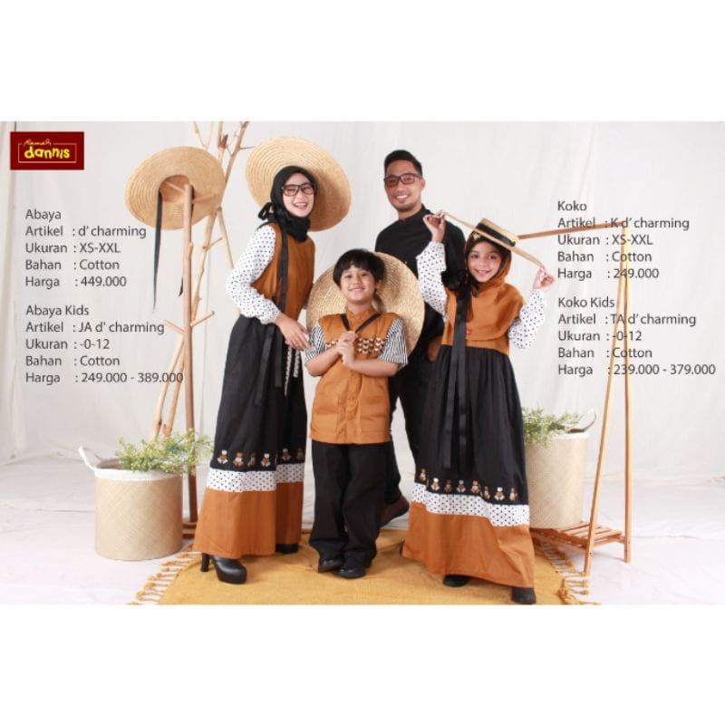 Sarimbit Dannis D'charming/Edisi spesial sarimbit keluarga 2022