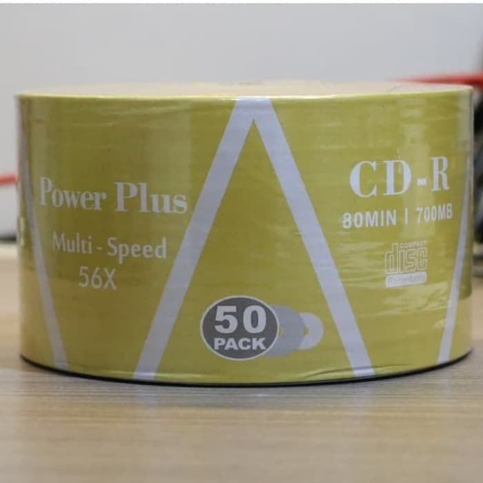 CDR Power Plus 56x 700MB Roll (isi 50) CD Blank CD-R Power Plus