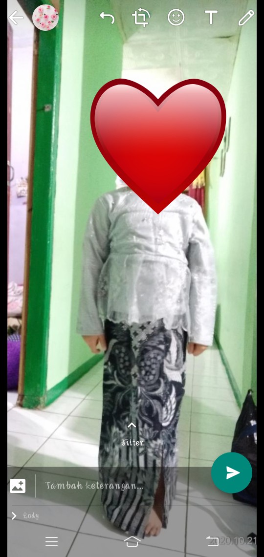 Set Batik Couple Keluarga Kebaya Pinguin Brukat Tile Mutiara-batik Anak-couple Sarimbit Keluarga