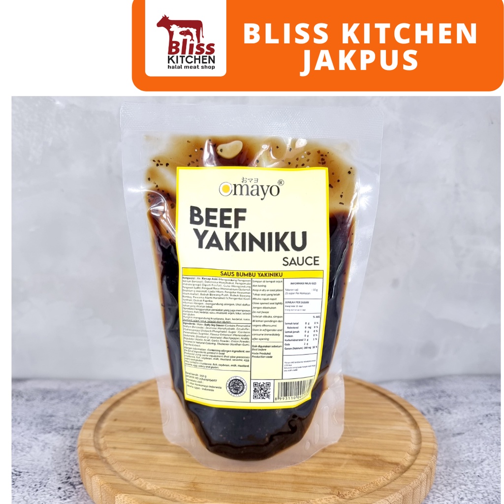 

Yakiniku Sauce / Saus Yakiniku / Bumbu Yakiniku 250gr