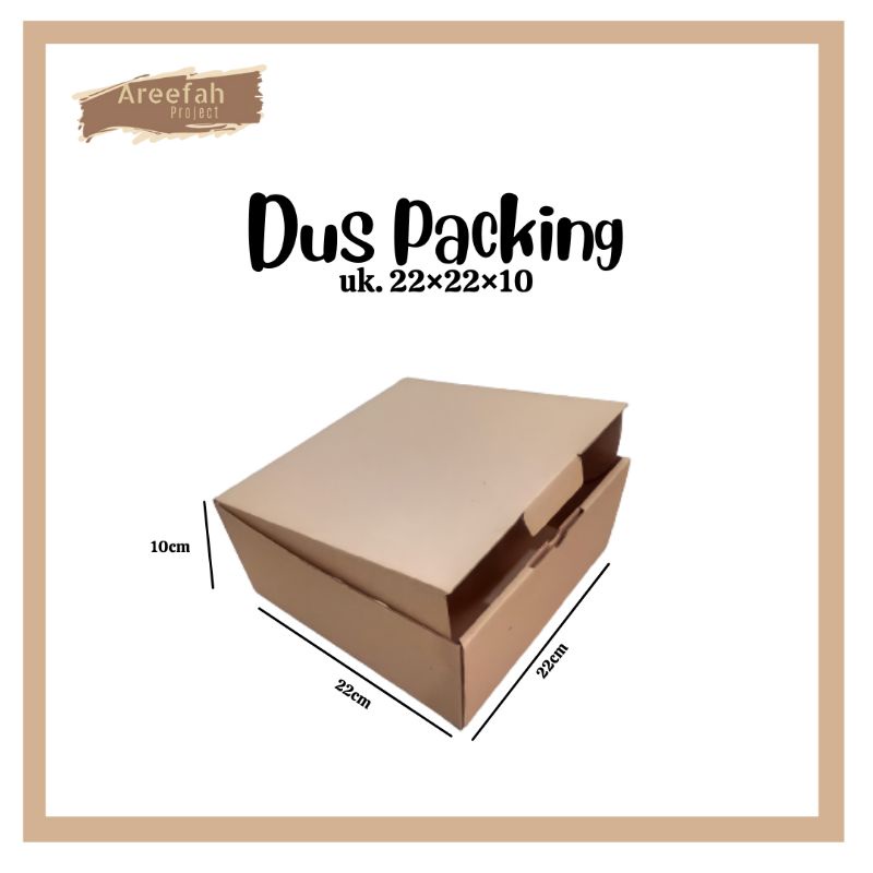 

KARDUS KARTON / KARDUS BOX / KARDUS PACKING DIE CUT UKURAN 22x22x10 cm