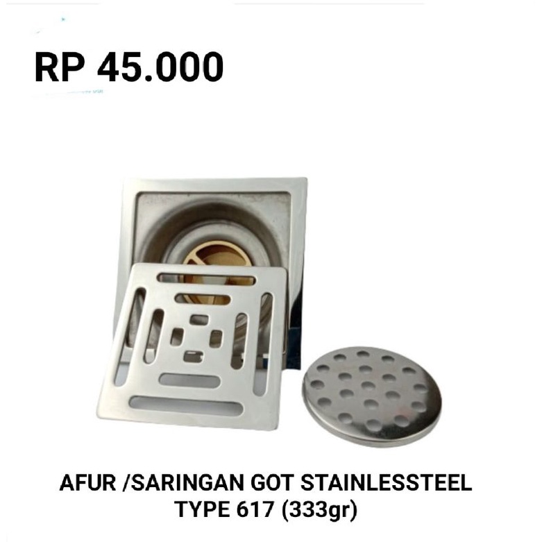AFUR LANTAI / SARINGAN GOT 4&quot; STAINLESTEEL HIGH QUALITY PRODUCT